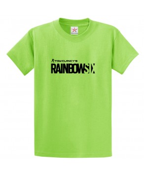 Tom Clancy's RainbowSix Classic Unisex Kids and Adults T-Shirt For Gaming Lovers